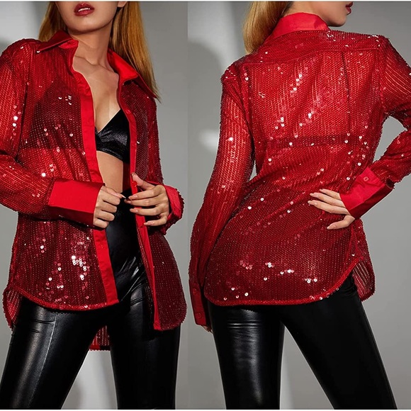 Zara Tops - Zara sequin shirt
New without tag